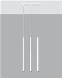 Sollux lampa wisząca Pastelo 3 G9 biała SL.0466