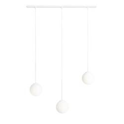 Aldex lampa wisząca Bosso 3xE14 biała 1087E