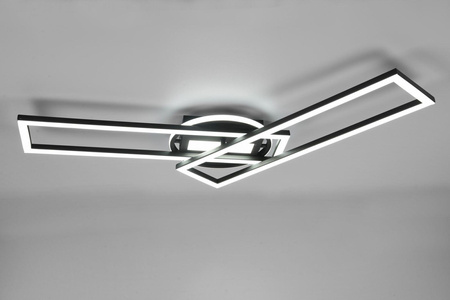 RL plafon LED Twister 30W 4500lm 2700/6000K czarny R67183132