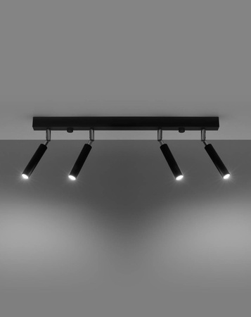 Sollux plafon (reflektorki) Eyetech 4 4xG9 czarny SL.0900