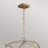 Quintiesse lampa wisząca Thayer 4xE14 złota QN-THAYER-4P-ADB