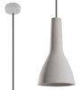Sollux lampa wisząca Empoli E27 szara SL.0280
