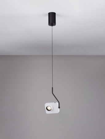 Luces Exclusivas lampa wisząca LED Parinas ściemnialna 9W 717lm 3000K IP20 biało/czarna LE44502