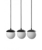 Ummo lampa wisząca Kuul A 3xG9 czarna KLA322P0