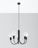 Sollux żyrandol / lampa wisząca Piccolo 5 5xE27 czarna SL.0855