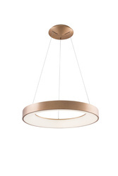 Azzardo SMART lampa wisząca LED Santana 80 80W 4500lm 3000/6500K biało/złota AZ5013