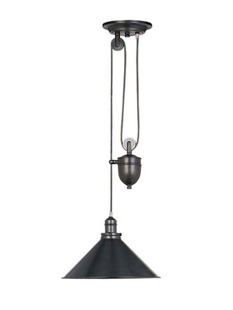 Elstead lampa wisząca Provence E27 brązowa PV-P-OB