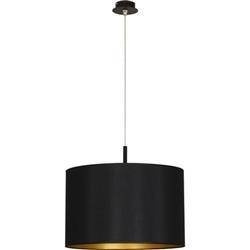 Nowodvorski lampa wisząca Alice I L E27 Ø47cm czarno/złota 4961