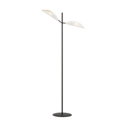 Emibig lampa stojąca Vene LP2 2xE14 czarno/biała 150cm 1159/LP2