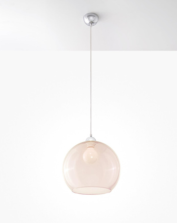 Sollux lampa wisząca Ball E27 chrom/szampański SL.0249