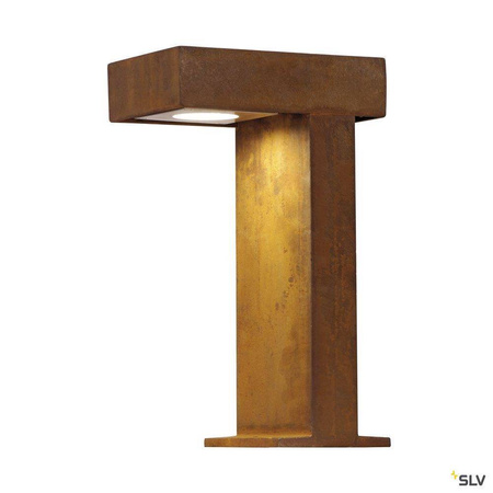 SLV lampa stojąca zewnętrzna Pathlight GX53 rdzawa 40cm IP44 230090