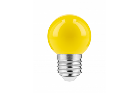 GTV żarówka LED E27 1W 50lm żółta LD-B45C01W-YW