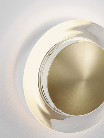 Luces Exclusivas lampa sufitowa LED Pocitos Ø 17 cm 8W 743lm 3000K IP20 złoty LE44927