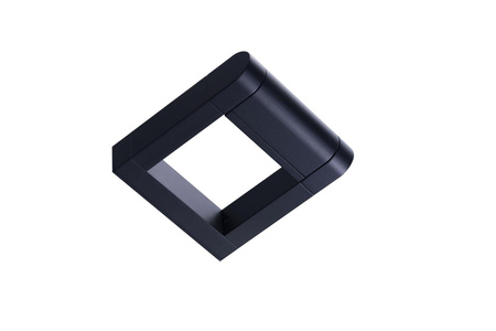 Azzardo kinkiet zewnętrzny LED Frame Wall 8W 800lm 3000K czarny IP65 AZ4308