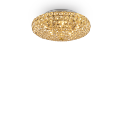 Ideal Lux plafon King 5xG9 (załączono) złoty 073187