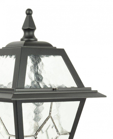 Su-ma lampa stojąca zewnętrzna Witraż E27 czarna/patyna 47cm IP43 K 4011/1/N