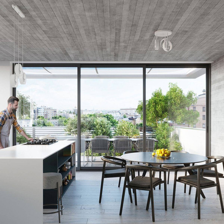 Sollux plafon Titran 2xE27 biały SL.1135