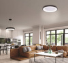 Azzardo SMART plafon LED Santana 60 50W 3100lm 3000/6500K czarno/biały AZ4991