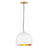 Quintiesse lampa wisząca Nula E27 biało/złota QN-NULA-1P