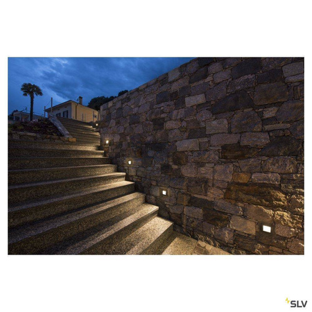 SLV oprawa ścienna zewnętrzna LED Downunder 1,7W 25lm 3000K antracytowa IP55 233605