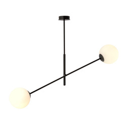 Emibig lampa wisząca Linear 2 2xE14 czarno/biała 1169/2