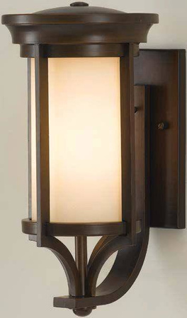 Elstead kinkiet zewnętrzny Merrill E27 brązowy IP44 FE-MERRILL1-S