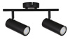 Candellux kinkiet (reflektorki) Colly 2xGU10 czarny 92-01665