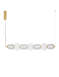 Luces Exclusivas lampa wisząca LED Arroyos ściemnialna 42W 7029lm 3000K IP20 złota LE44492