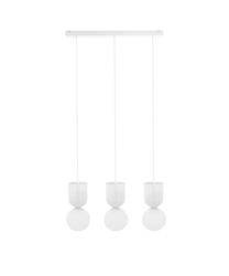 Ummo lampa wisząca potrójna Luoti 3L 3xG9 biała LUL311P0