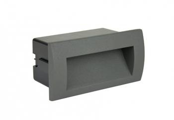 Su-ma oprawa ścienna zewnętrzna LED Mur-Led 3W 120lm 3000K szara IP65 M2031