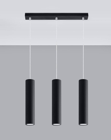 Sollux lampa wisząca Lagos 3 GU10 biała SL.0329