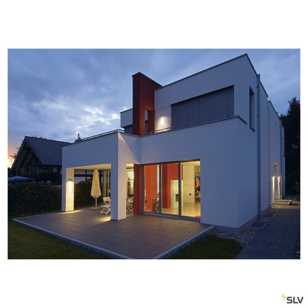 SLV kinkiet zewnętrzny Big Theo Wall Out GU10/ES111 szary IP44 229564