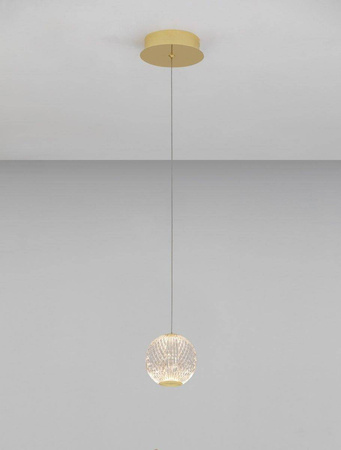 Luces Exclusivas lampa wisząca LED Cana 4,2W 437lm 3200K złota LE42690