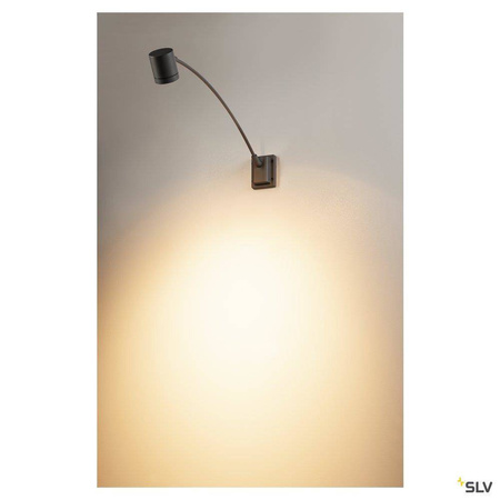 SLV kinkiet zewnętrzny New Myra Display Curve GU10 antracytowy IP55 233135