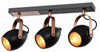 Candellux plafon (reflektorki) Anica 3xE14 czarno/złoty 93-82589
