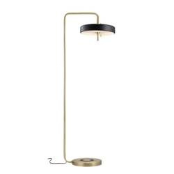 Step Into Design lampa podłogowa Artdeco 3xE14 czarna/złota 162cm MF8872 black