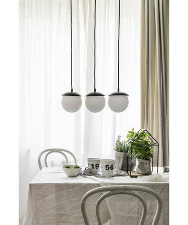 Ummo lampa wisząca Kuul A 3xG9 czarna KLA322P0