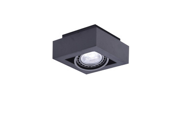 Azzardo plafon techniczny Nikea 1 ES111 czarny AZ4438