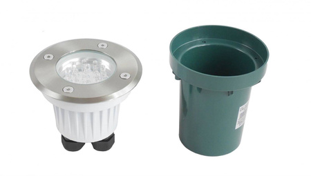 Su-ma oczko chodnikowe LED (najazdowe) Leda 1W 3000K stalowe IP67 ST 5024