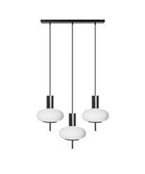 Ummo lampa wisząca potrójna Torni A3L 3xE27 czarna TOL322P0
