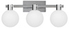 Candellux kinkiet Maldus 3xG9 biały/chrom 23-01450