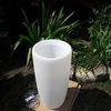 Nowodvorski ślampa stojąca zewnętrzna (świecąca donica) Flowerpot M E27 biała 70cm IP44 9712