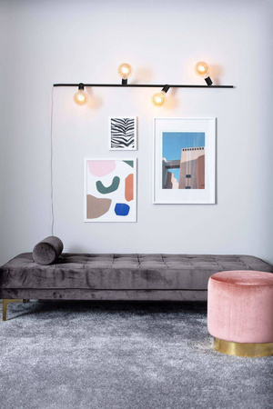 Markslojd plafon (reflektorki) Expand 2L 2xE27 50cm E27 Cylinder czarny 107969