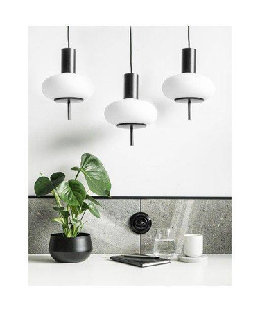 Ummo lampa wisząca potrójna Torni A3L 3xE27 czarna TOL322P0