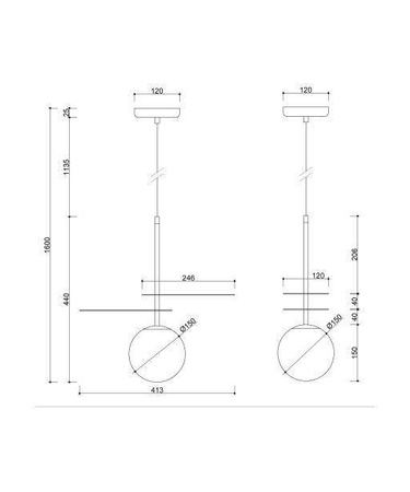 Ummo lampa wisząca Fyllo A G9 biała FYA111P0