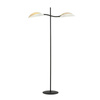 Emibig lampa stojąca Lotus LP2 2xE14 czarno/biała 150cm 1107/LP2