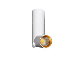 Azzardo plafon techniczny LED Santos 12W 1137lm 3000K biało/złoty Ø5cm AZ2417