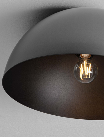 Luces Exclusivas lampa sufitowa LED Ironcollo Ø 40 cm E27 1x12W IP20 czarna LE44904