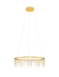 Luces Exclusivas lampa wisząca LED Huaraz ściemnialna Ø 65 cm 26W 1981lm 3000K IP20 złota LE44455
