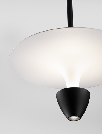 Luces Exclusivas lampa wisząca LED Ucurena Ø 26 cm 11W 908lm 3000K IP20 czarno/biała LE44639